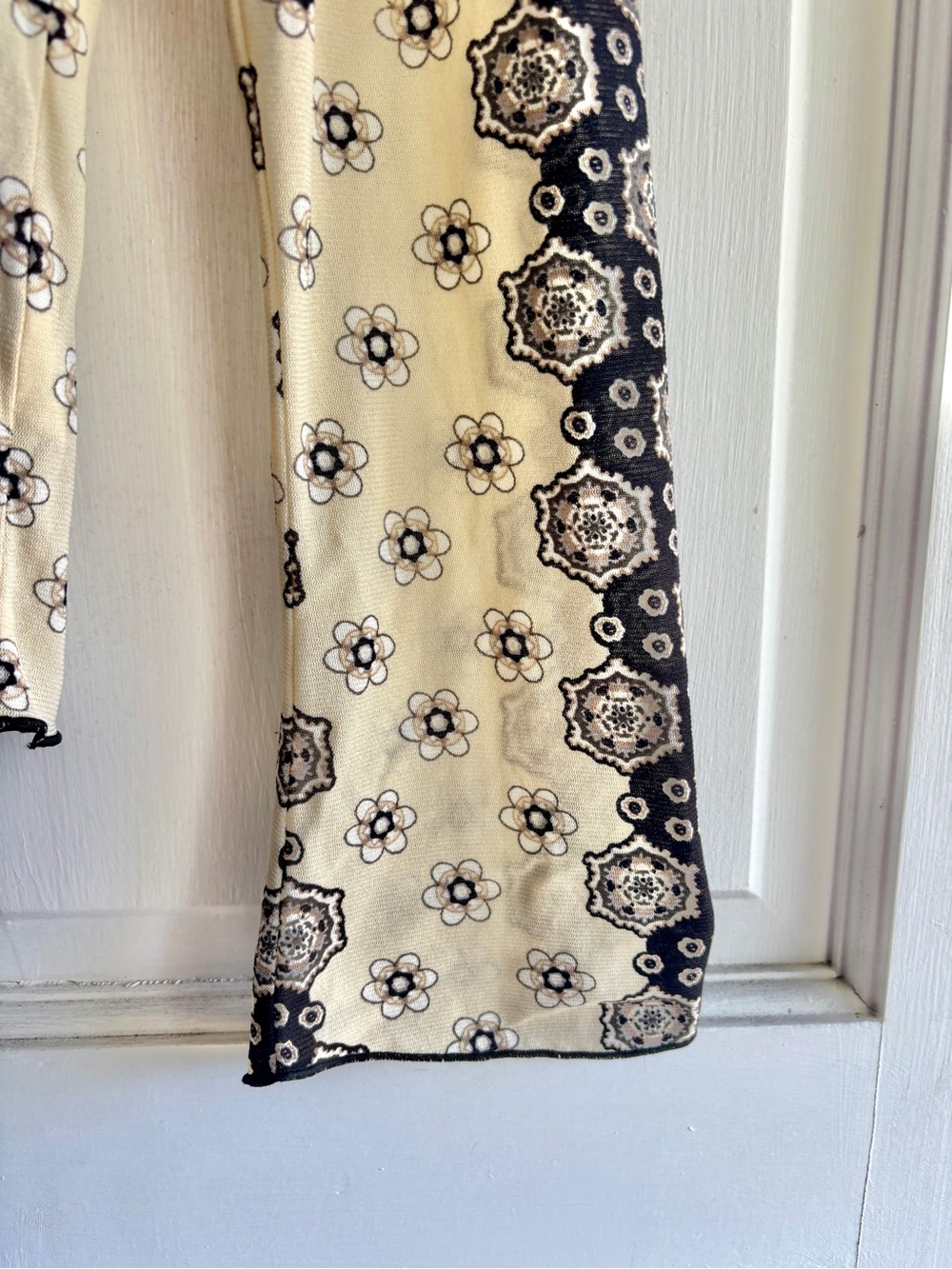 Vintage Y2K Esprit Mesh Lace Up Top Floral Boho Fairy Grunge Coquette Medium - Picture 5 of 10